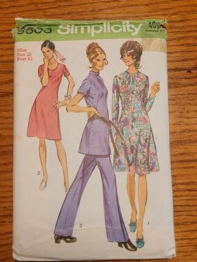 Simplicity Dress & Tunic Pattern - Uncut Size 20